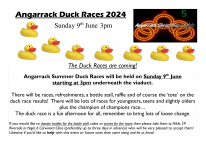 The Duck Races! 3pm Sunday 9th June 2024